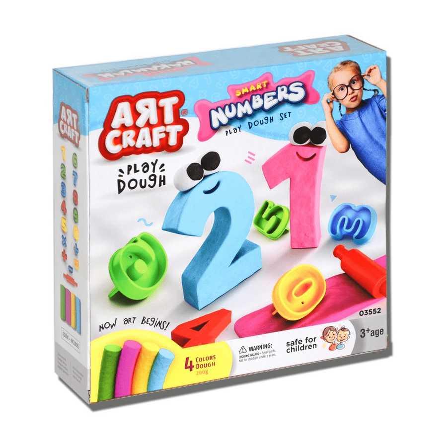 Smart Numbers Play Dough Set - Ourkids - Art Craft