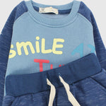 Smile Long-Sleeved Fleeced Pajama - Ourkids - Sotra