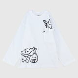 Smiley Cloud Long-Sleeved T-Shirt - Ourkids - Playmore