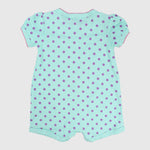 Smiley Owl Polka Dots Short-Sleeved Romper - Ourkids - Mini Me