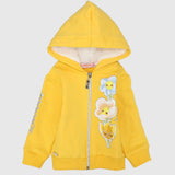 Smiling Flowers Long-Sleeved Zip-Up Hoodie - Ourkids - Quokka