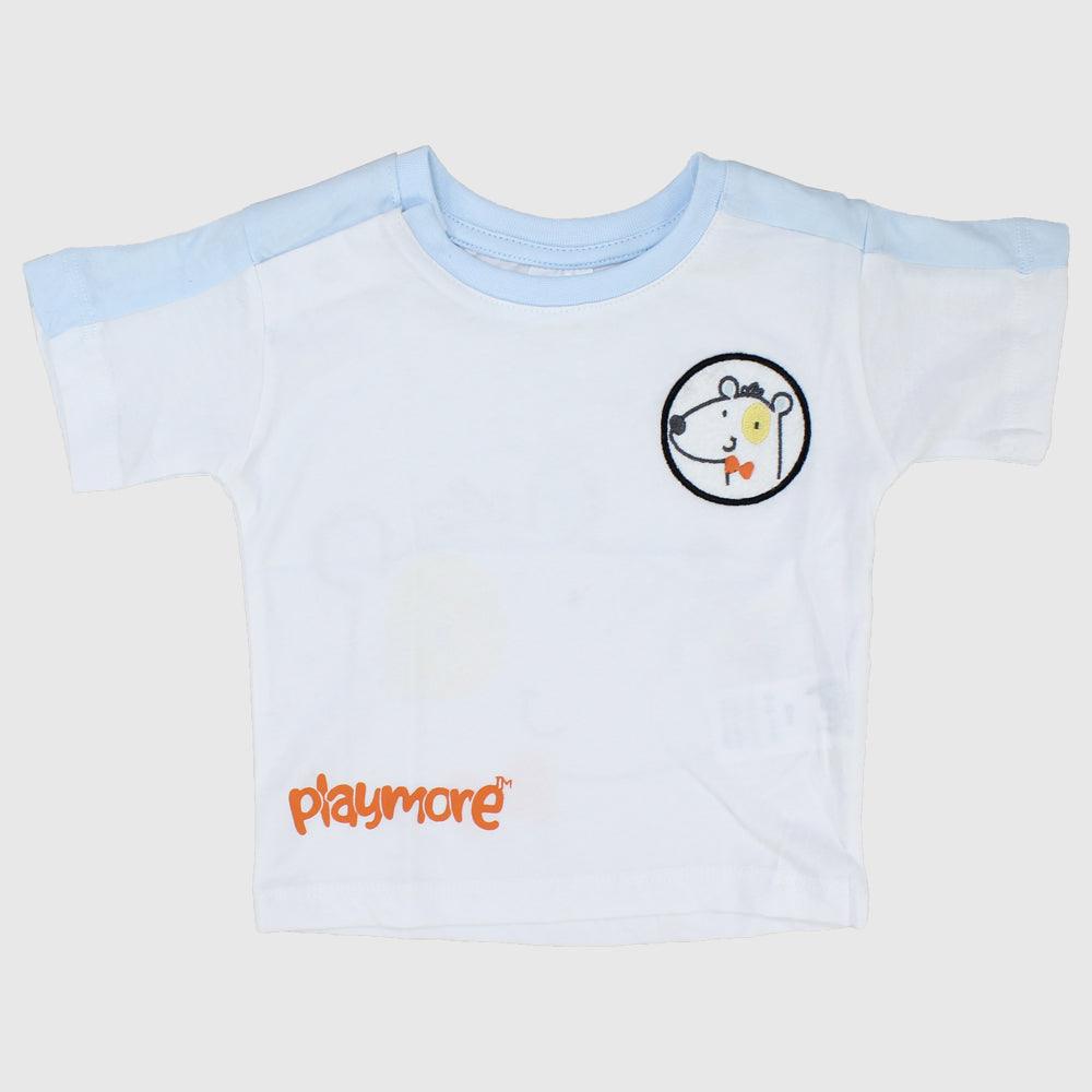 Smiling Puppy Short-Sleeved T-Shirt - Ourkids - Playmore