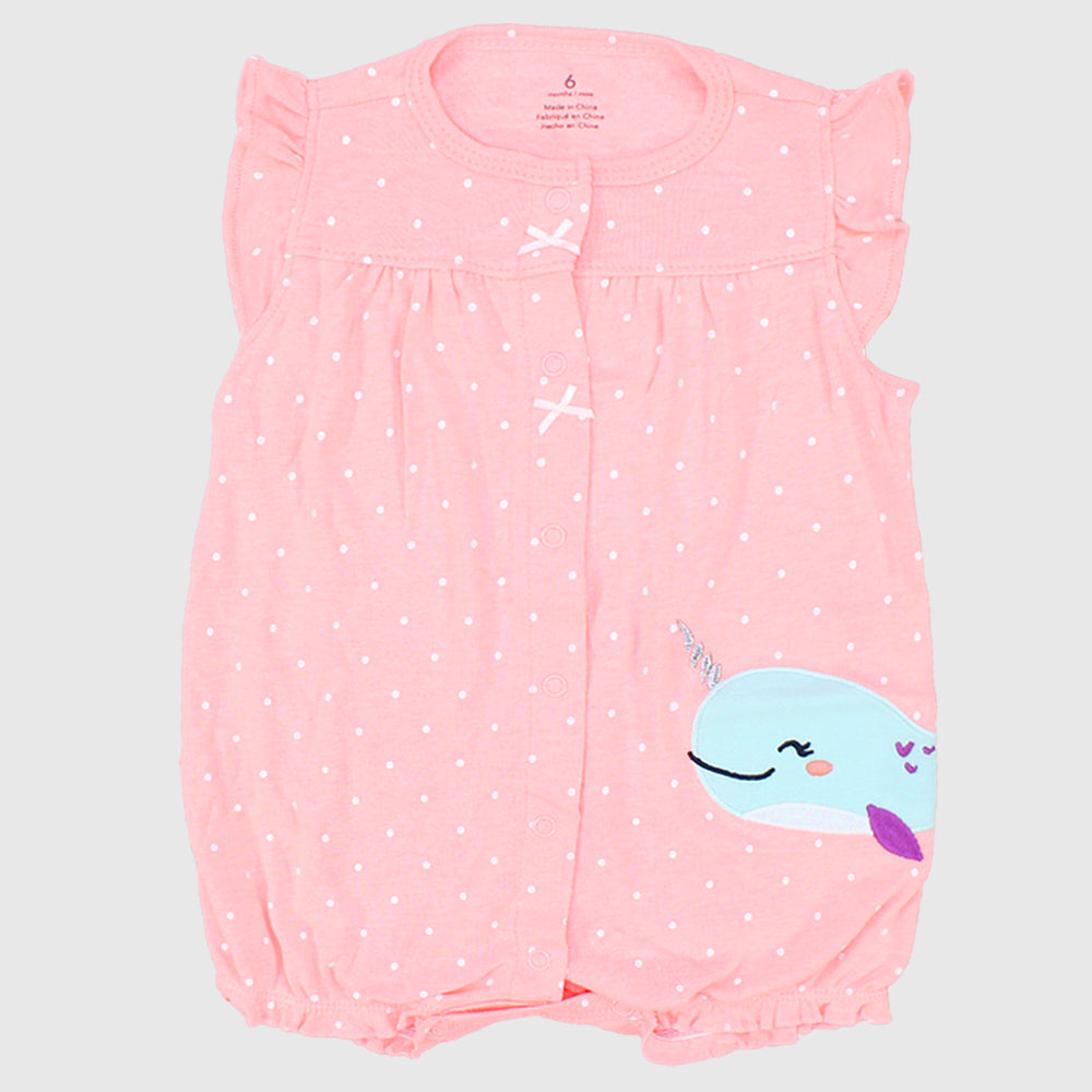 Smiling Whale Romper - Ourkids - Baby Land