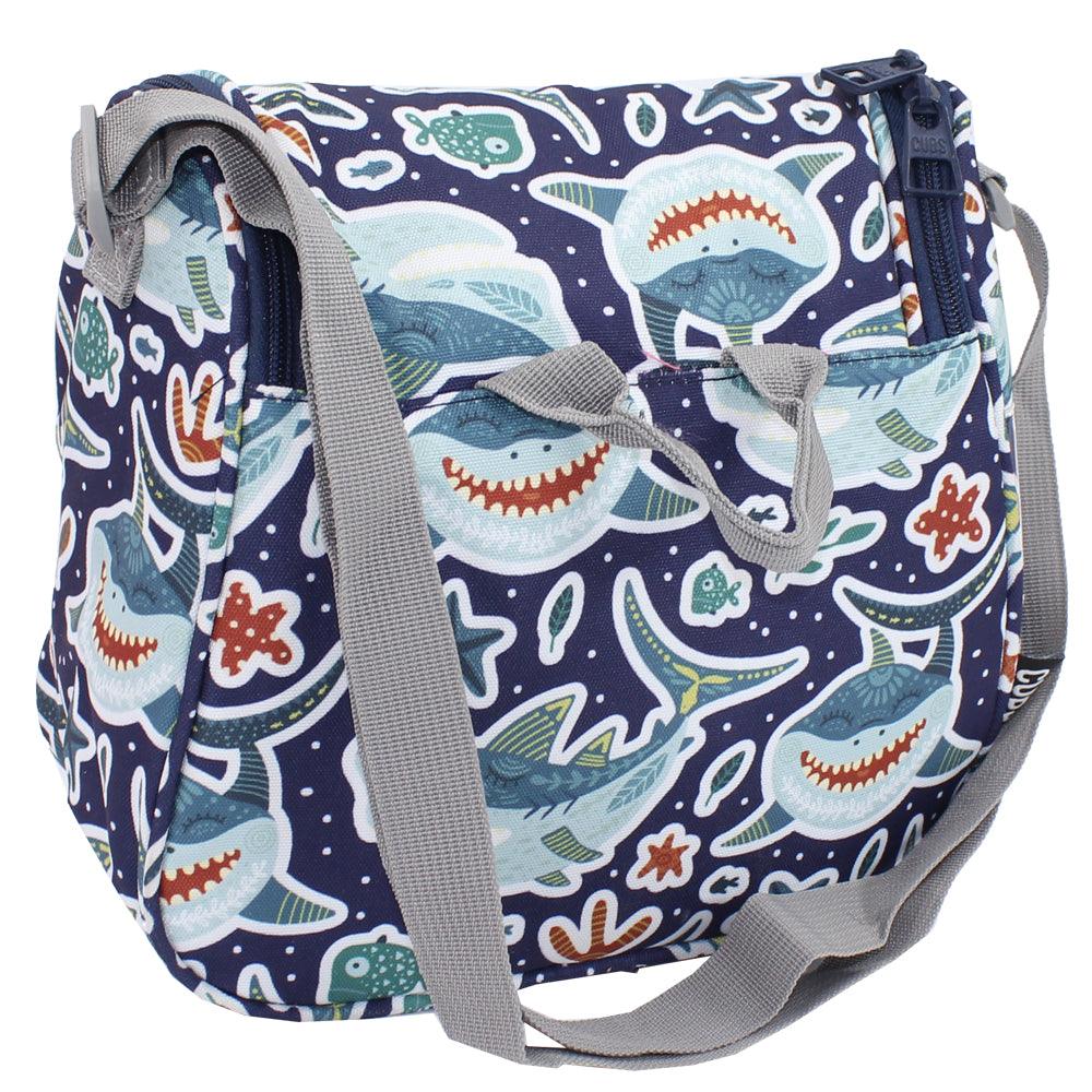 Smily Sharky Cross Lunch Bag 2 - Ourkids - Cubs