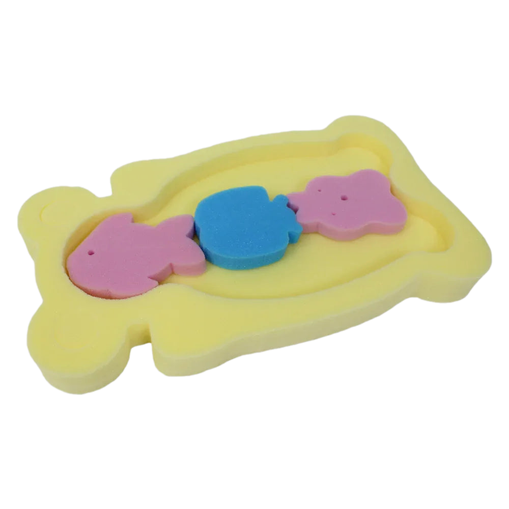 Candy Baby Bathtub Sponges – Set of 4 (Yellowish)