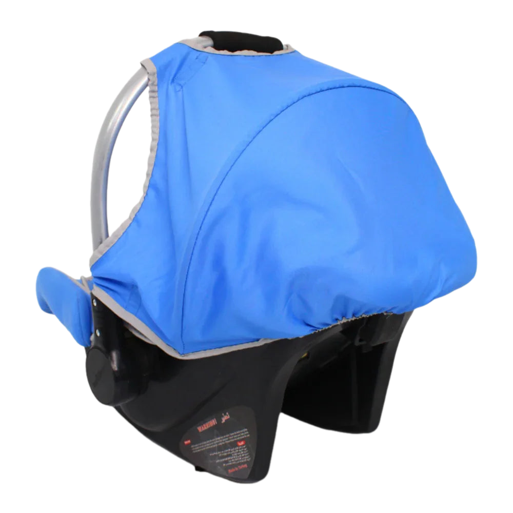 Baby Blue & Grey Maller Baby Car Seat – Lightweight, Safe, and Practical
