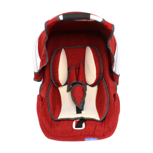 Maller Baby Car Seat –  Burgundy & White