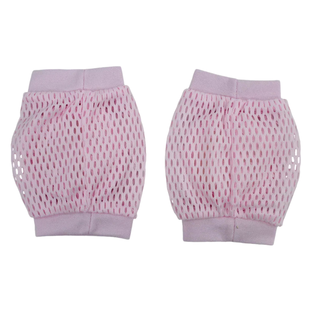 Baby Knee Mesh Pads – Pink with Bunny Design