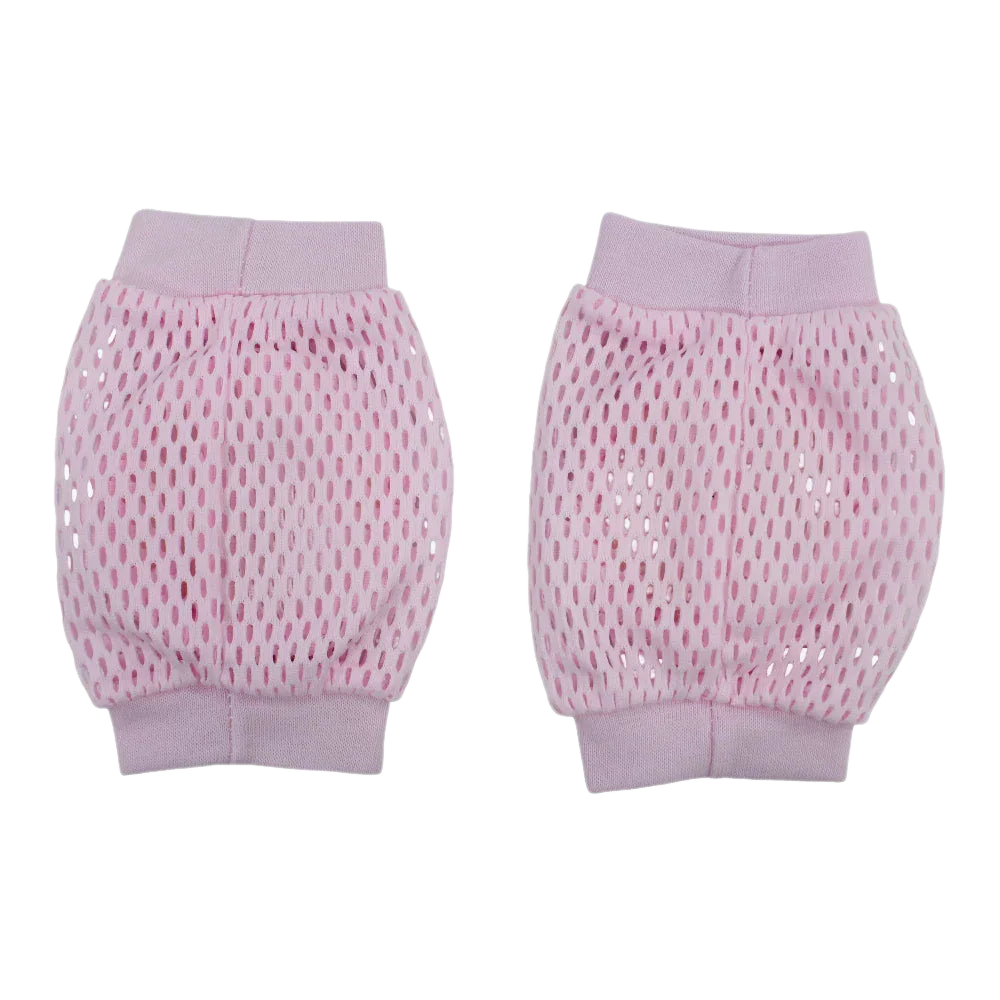 Baby Knee Mesh Pads – Pink with Strawberry Design