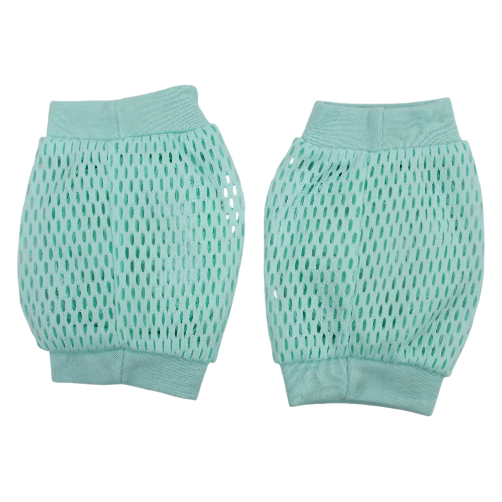 Baby Knee Mesh Pads – Mint with Dinosaur Design