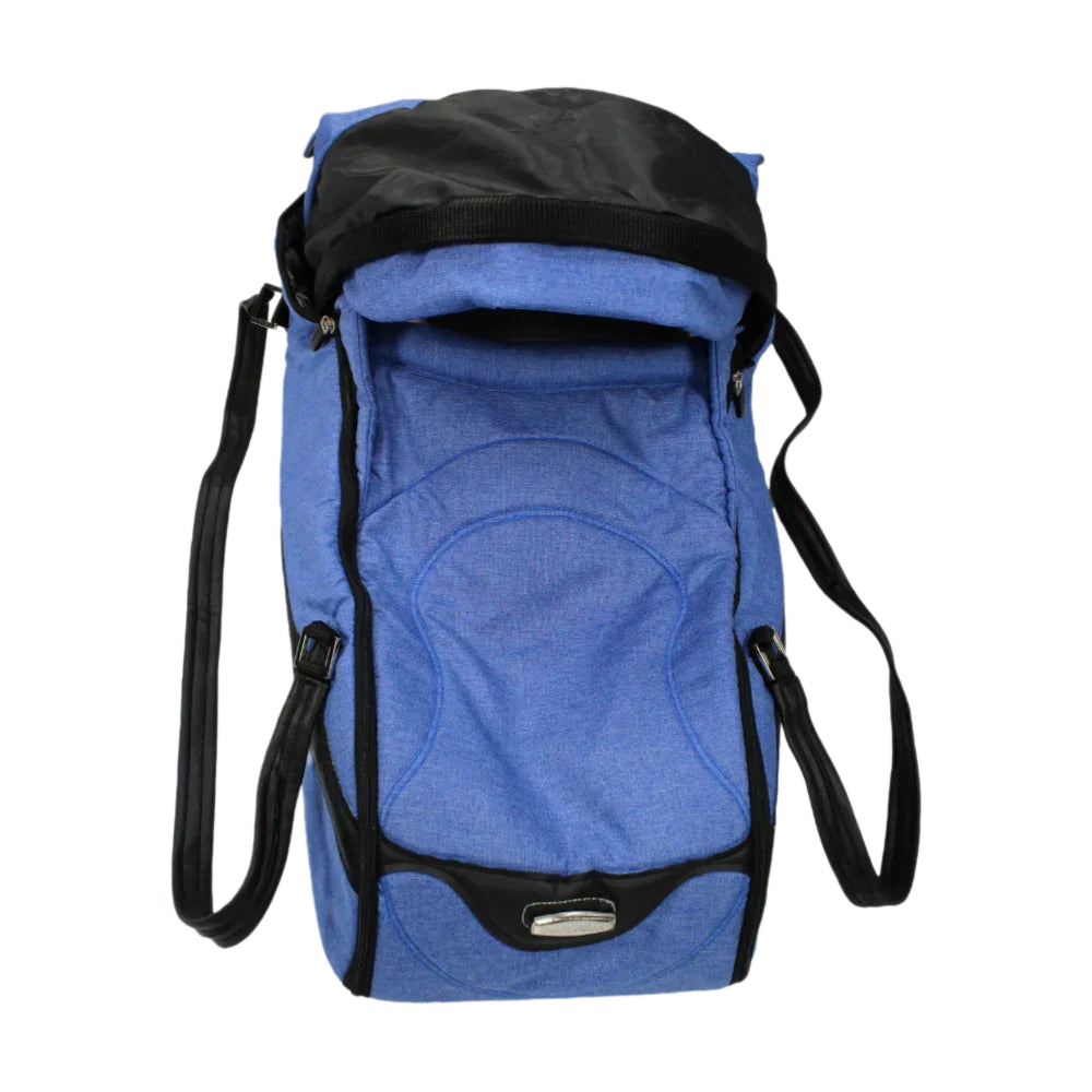 Petit Bebe Premium Carry Cot - Blue/Black