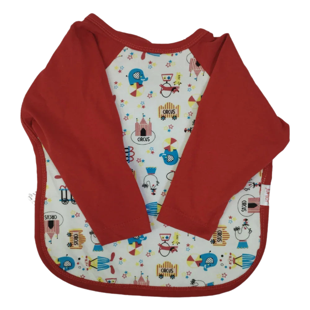 Multicolored Long-Sleeved Bib