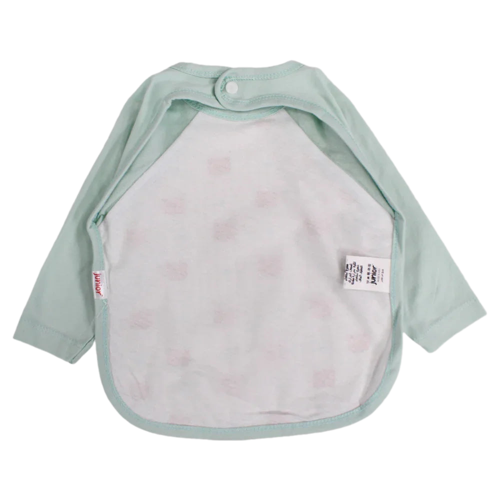 Bear Heads Long-Sleeved Bib