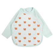 Bear Heads Long-Sleeved Bib