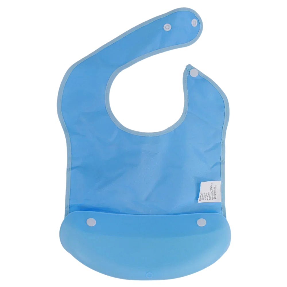 Baby Bib – Blue with Submarine Design