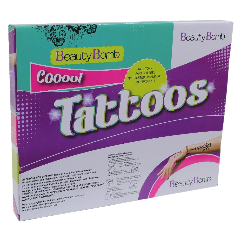 Beauty Bomb Tattoo Set – Multicolor
