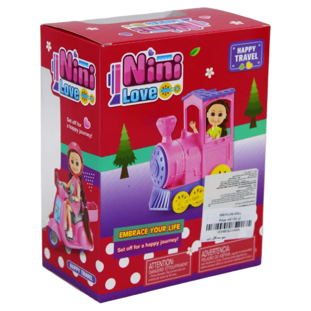 Nini Love Little Doll – Pink Motorcycle