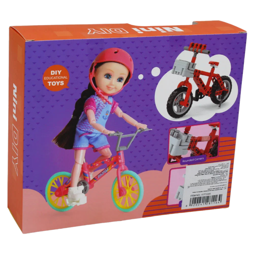 Nini Doll with Construction Toy – DIY Playset