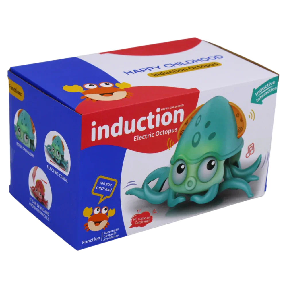 Induction Electric Octopus Toy – Interactive Musical Baby Toy