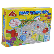 Funny Traffic City – Interactive Modeling Clay Playset for Little Drivers