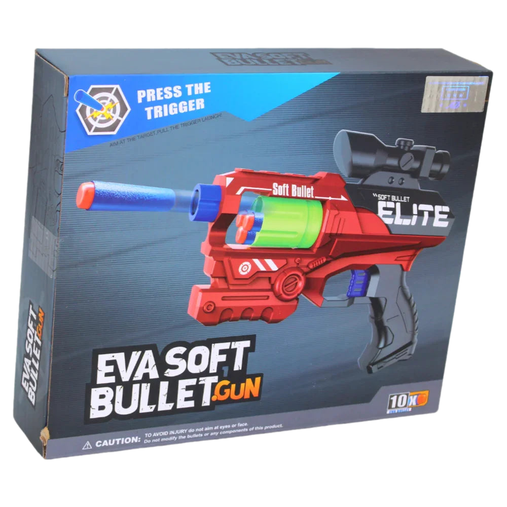 Eva Soft Bullet Gun – Safe & Action-Packed Play - Toys - OKO