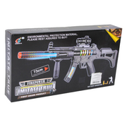 Light-Up Combat Machine Rifle – Battery-Operated Toy Gun with Sound & Rapid Fire Action
