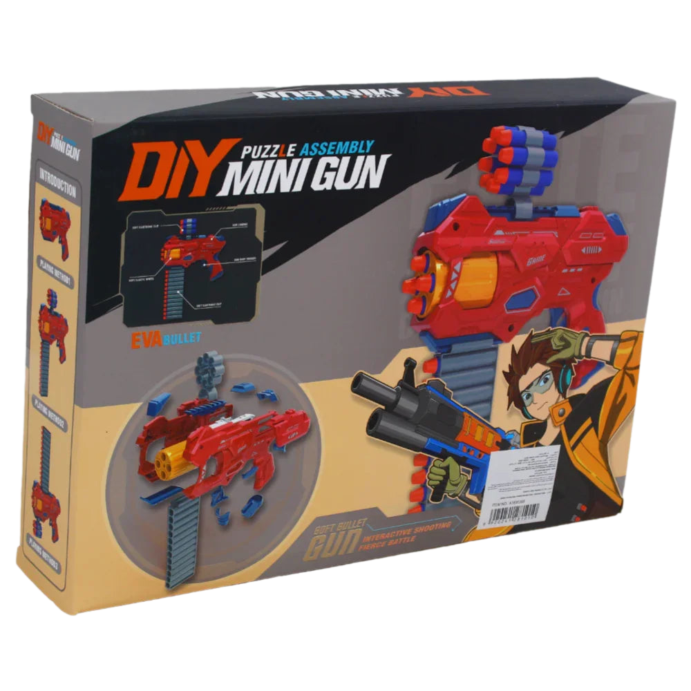 DIY Puzzle Assembly Soft Bullet Gun Toy