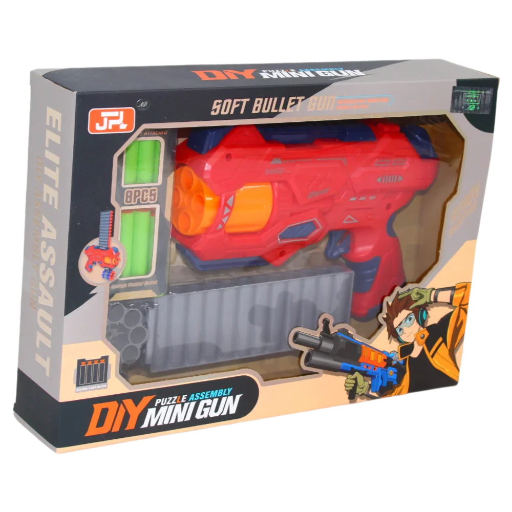 DIY Puzzle Assembly Soft Bullet Gun Toy