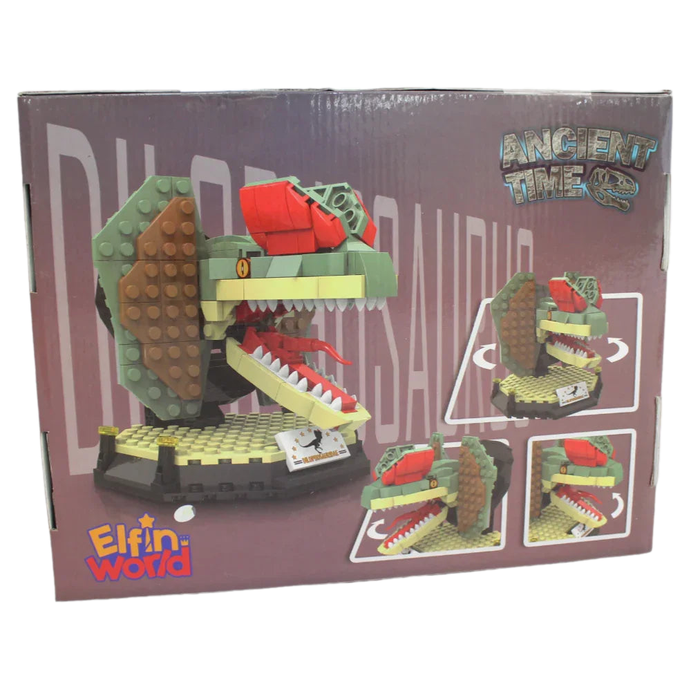 Jurassic Dinosaur Dilophosaurus Building Blocks - 288 Pcs