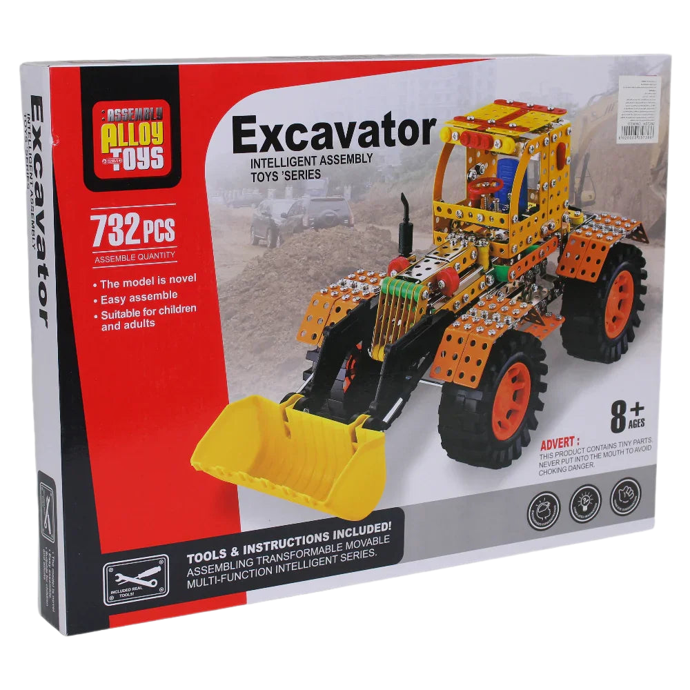 Excavator Building Set – 732 Pcs