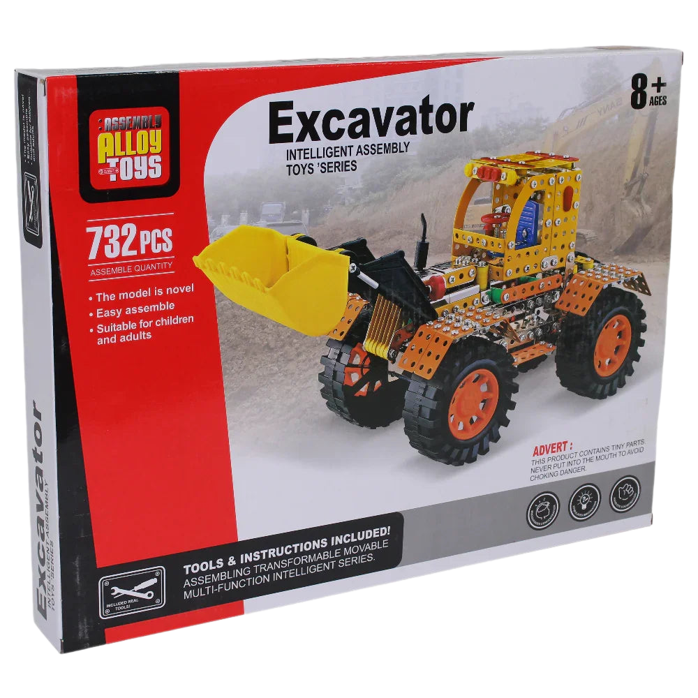 Excavator Building Set – 732 Pcs