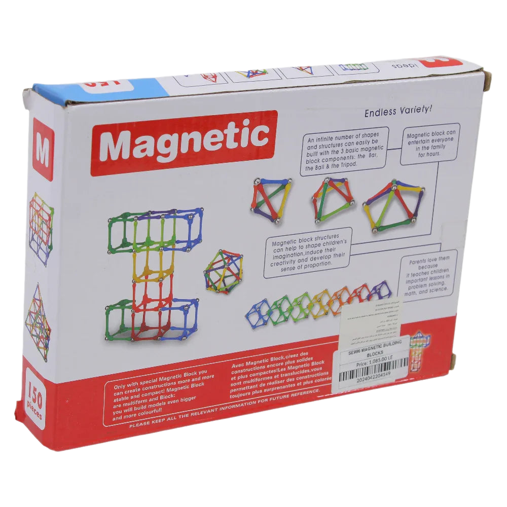 Magnetic Building Blocks (150 Pcs)