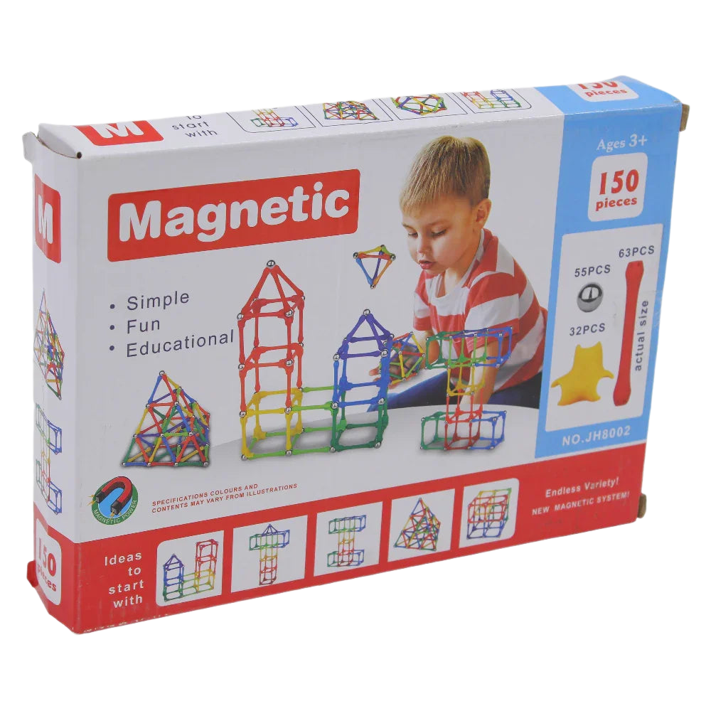 Magnetic Building Blocks (150 Pcs)