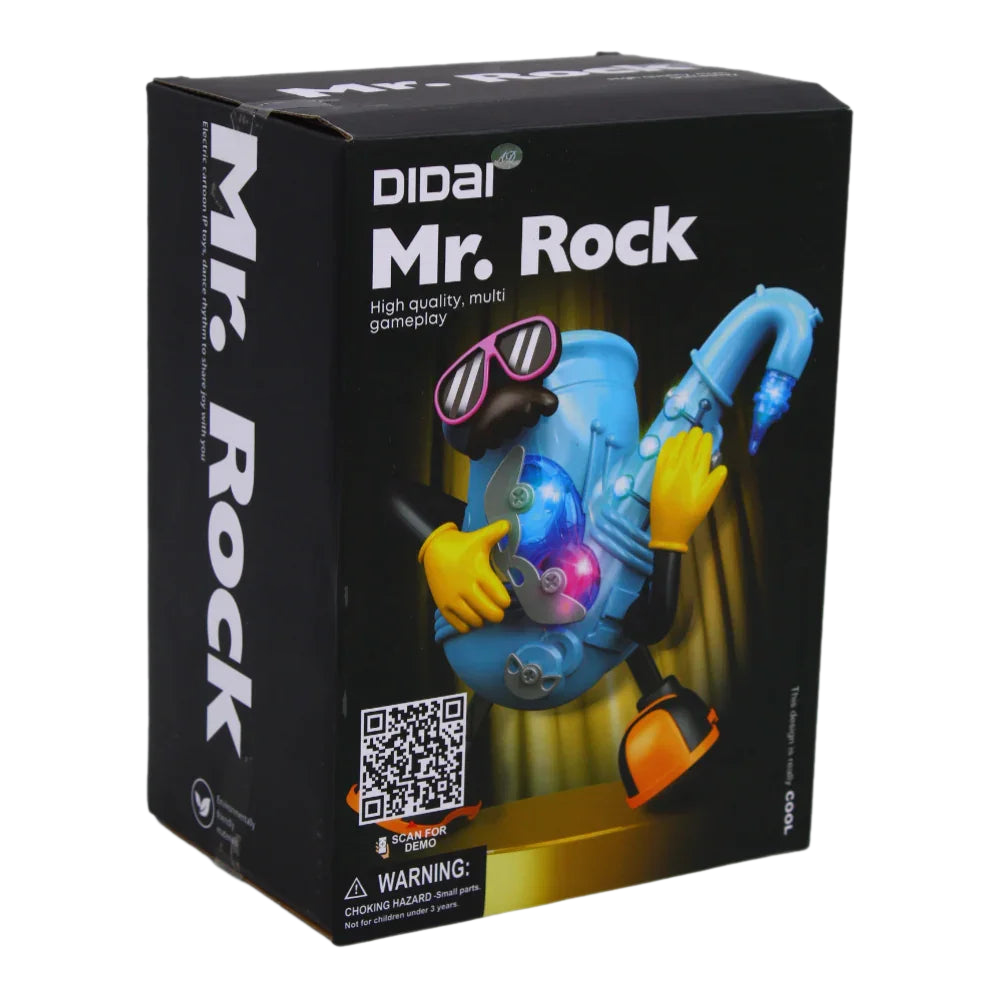 Mr.Rock Musical Cartoon Robot – Singing & Dancing Toy for Kids