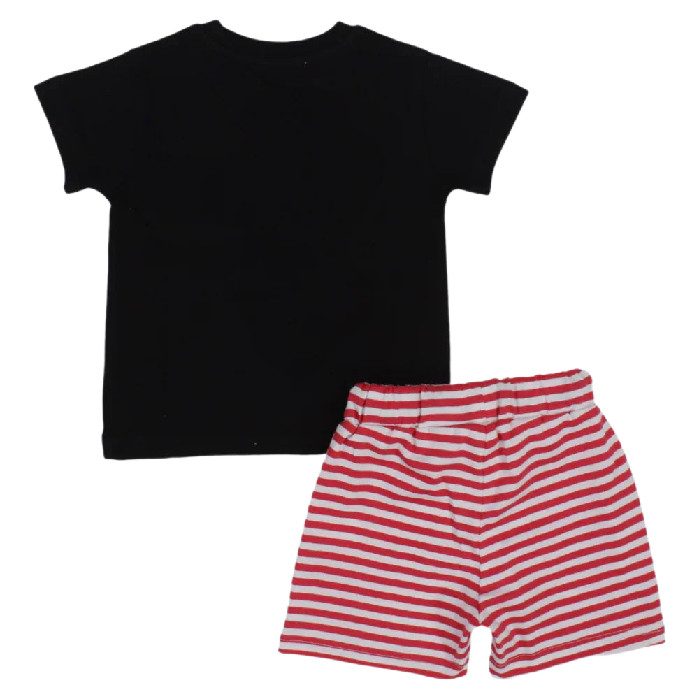 Baby Boys 2-Piece Outfit Set – Little Pirate (Black)