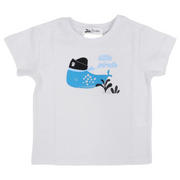 Baby Boys Short-Sleeved T-Shirt – White Little Pirate