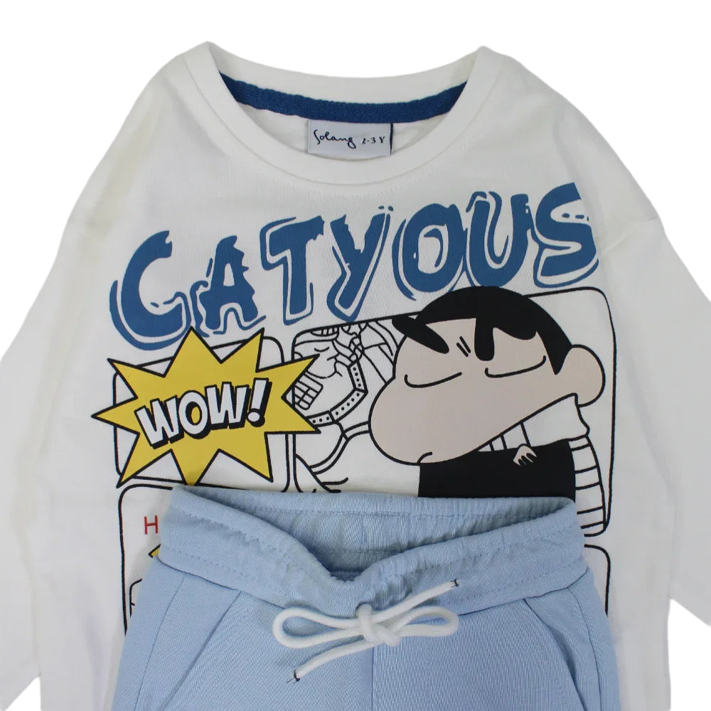 Boys Long-Sleeved 2-Piece Outfit Set