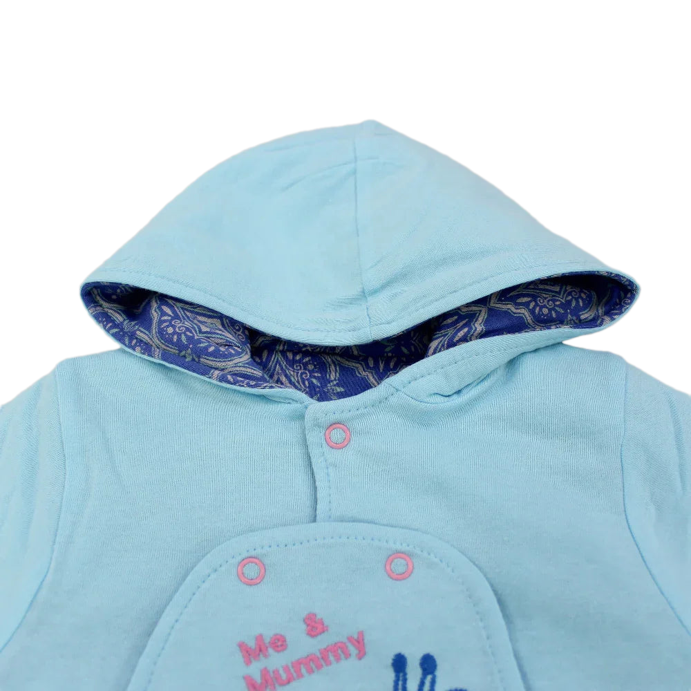 Cute Giraffes Long-Sleeved Hooded Baby Footie