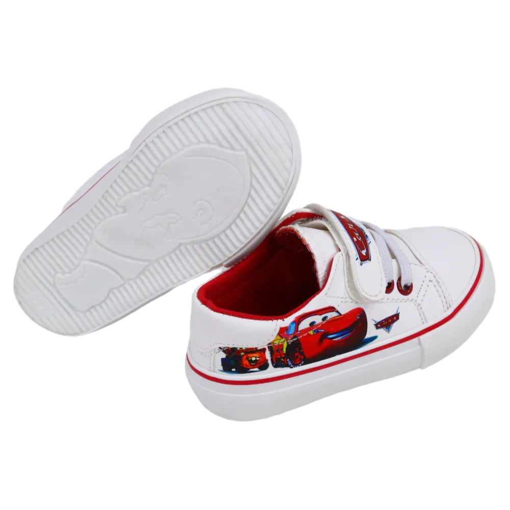 Boys Leather Sneakers – White