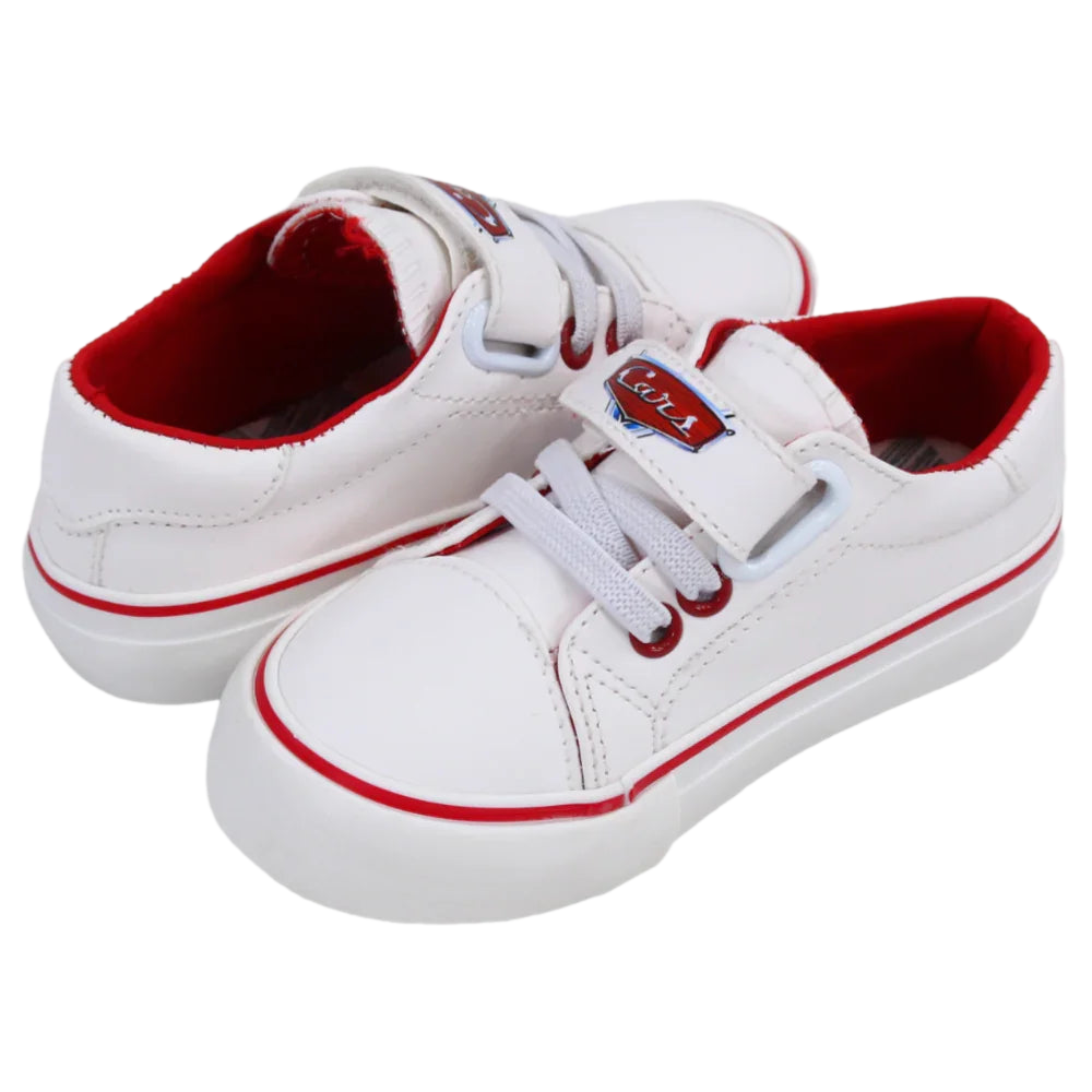 Boys Leather Sneakers – White