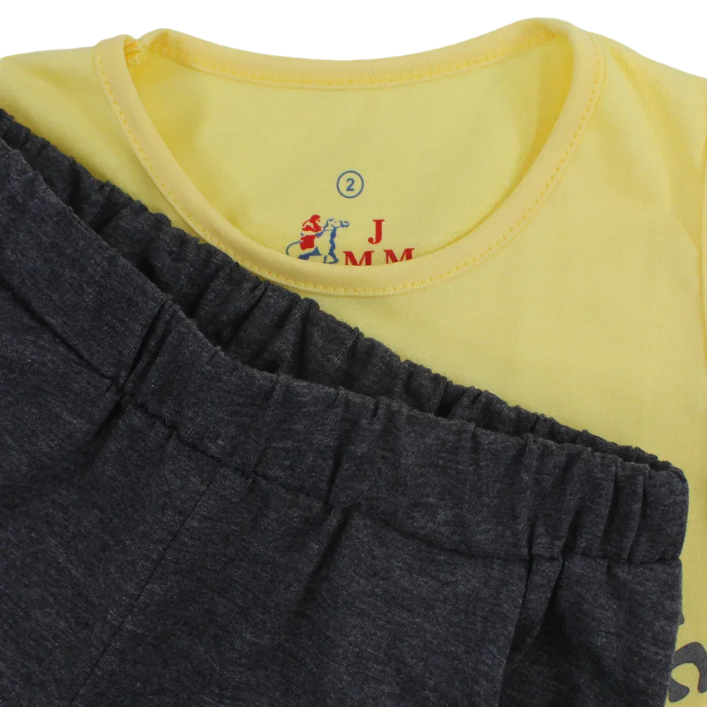 Boys Cotton Pajama Set - Vintage Car Print