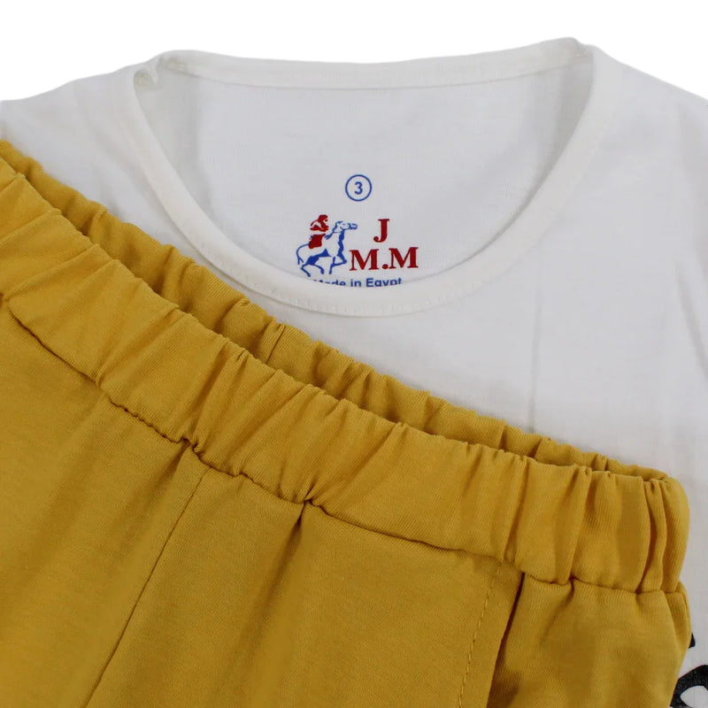 Boys Cotton Pajama Set - Vintage Car Print