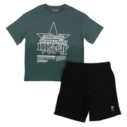 Boys 2-Piece Outfit Set – "Endlessly Discovering Myself" Print