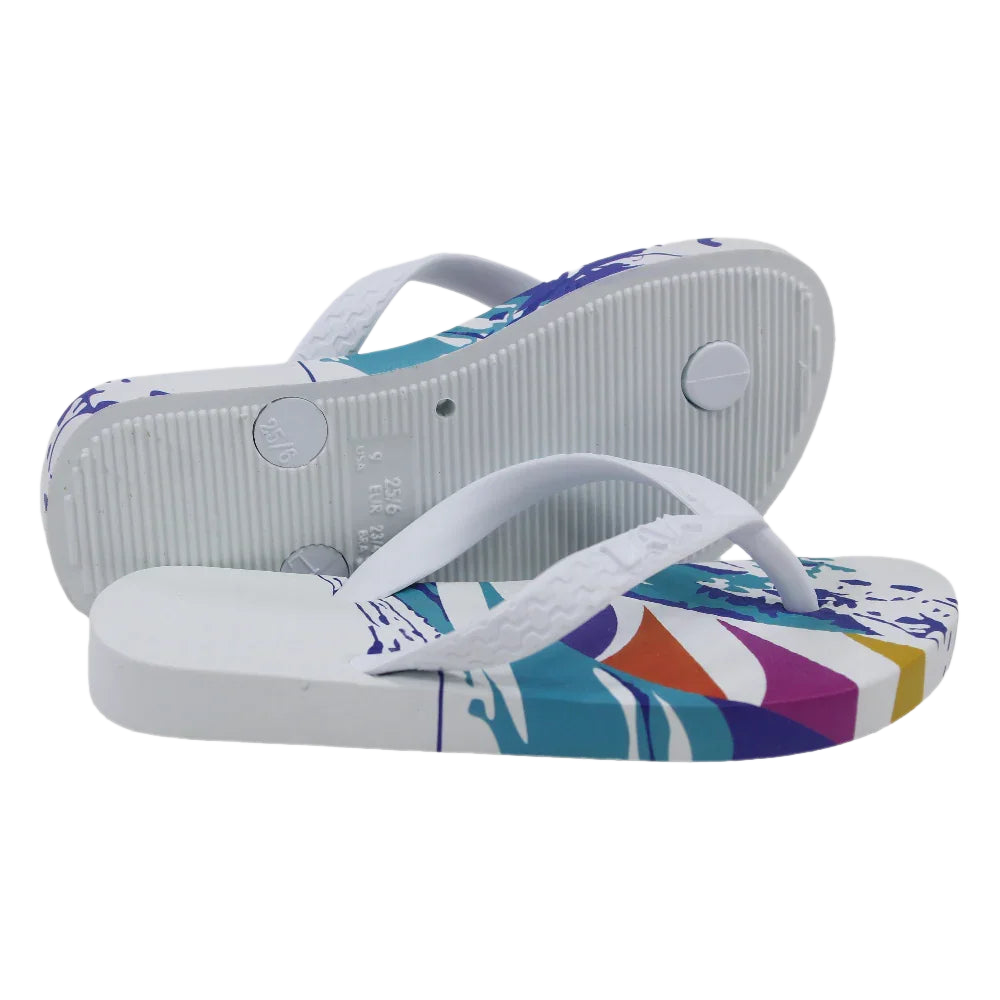 Unisex Rubber Flip Flops – Multicolored