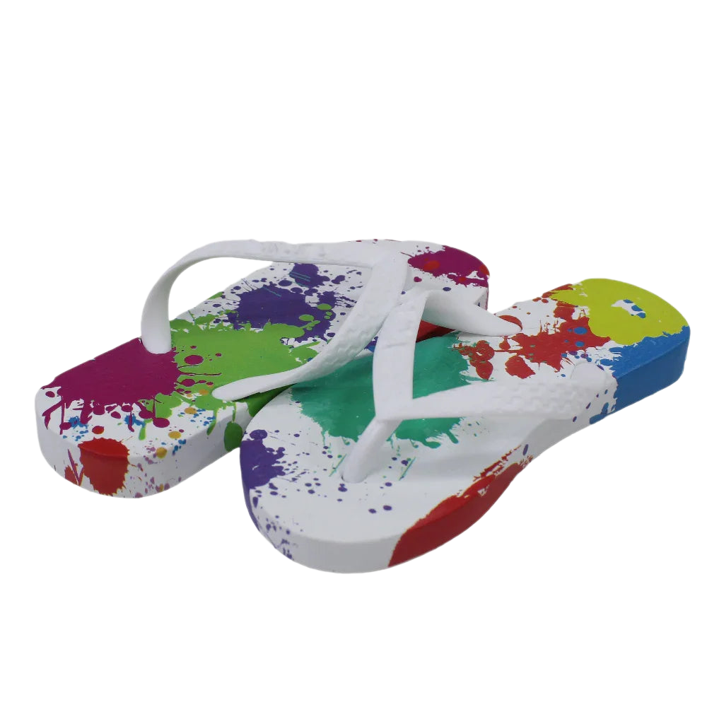 Unisex Rubber Flip Flops – Multicolored