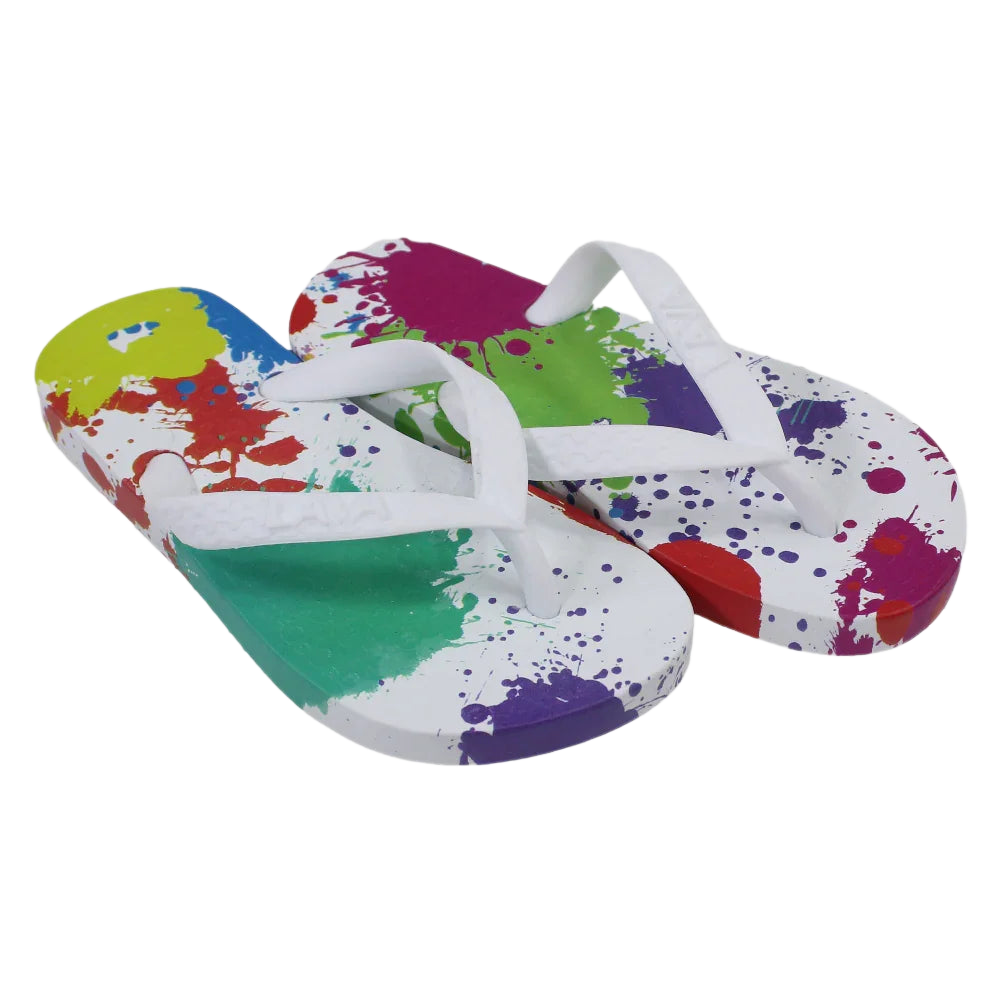 Unisex Rubber Flip Flops – Multicolored