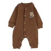 Baby Boys Cotton Footless Onesie – Fun Leopard Print