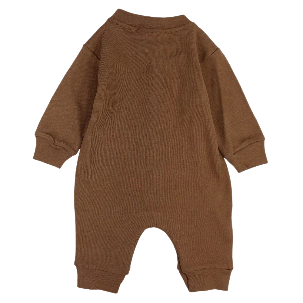 Baby Boys Cotton Footless Onesie – Fun Leopard Print