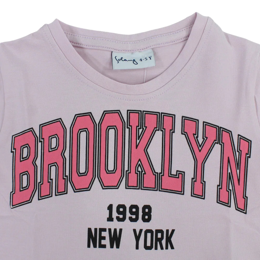 Girls Cotton Printed T-Shirt