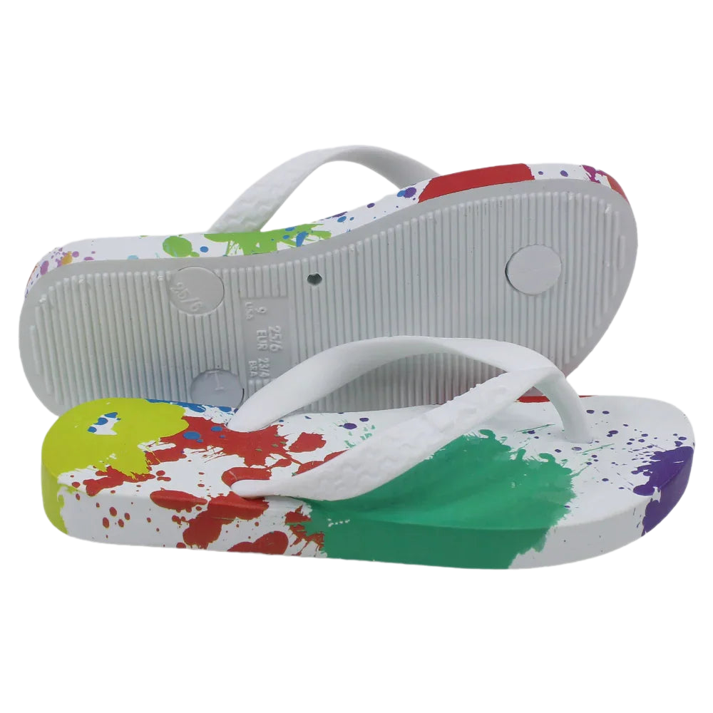 Unisex Rubber Flip Flops – Multicolored